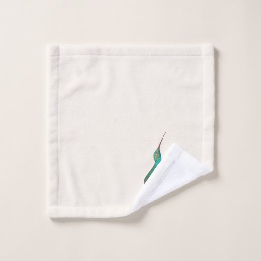 Cream Hummingbird Bad Handdoek (Wasdoekje)