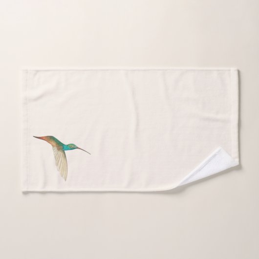 Cream Hummingbird Bad Handdoek (Handdoek)