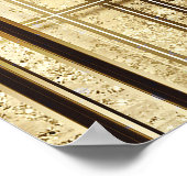 Cream Ivory Gold 20 Art Deco Gatsby Glam Banner Poster (Hoek)