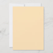 Cream Ivory White Herringbone Wedding Invitation Kaart (Achterkant)