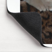 Cream Kitten met mooie blauwe ogen Muismat (Hoek)