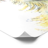 Cream Labradoodle #2 Afdrukken Poster (Hoek)