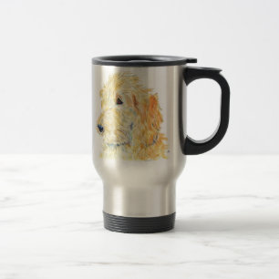 Cream Labradoodle #2 Travel Mug Reisbeker