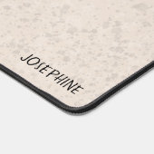 Cream Labrador Retriever Schattige Lab Hond Aangep Bureaumat (Hoek)