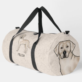 Cream Labrador Retriever Schattigee Cartoon Lab Ho Plunjezak