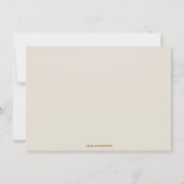 Cream Lace2 Religieuze Fotokaart Bedankkaart (Achterkant)