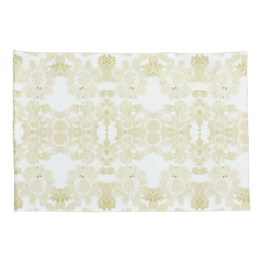 Cream Lace-achtige Kussensloop (Achterkant-Rechts)