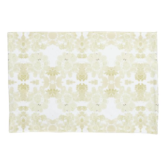 Cream Lace-achtige Kussensloop (Voorkant-Links)