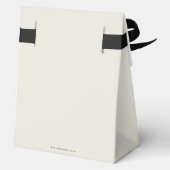 Cream Law Scales+Laurel Wreath Graduation Bedankdoosjes (Achterkant)