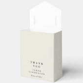 Cream Law Scales+Laurel Wreath Graduation Bedankdoosjes (Open)