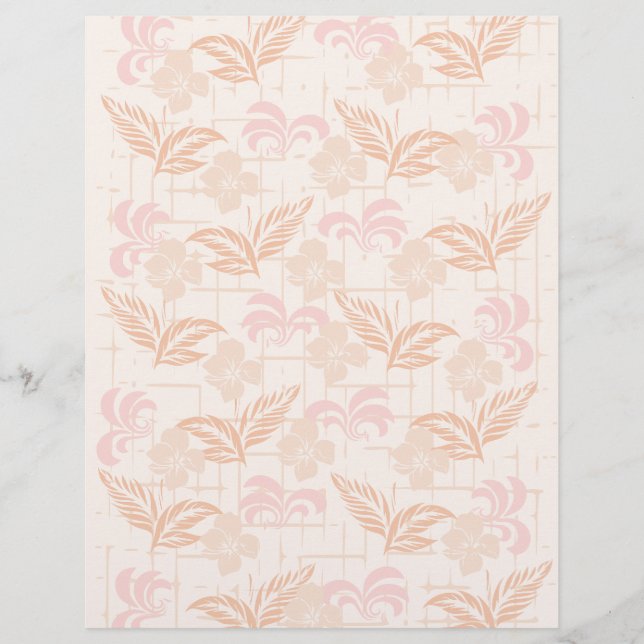 Cream leaf design (Voorkant)