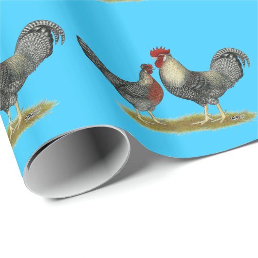 Cream Legbar-kippen Cadeaupapier (Rol Hoek)