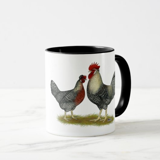 Cream Legbar-kippen Mok (Voorkant rechts)