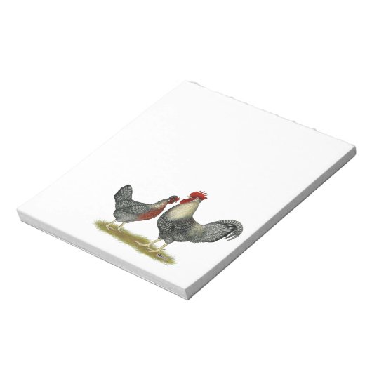 Cream Legbar-kippen Notitieblok (Linkerzijde)