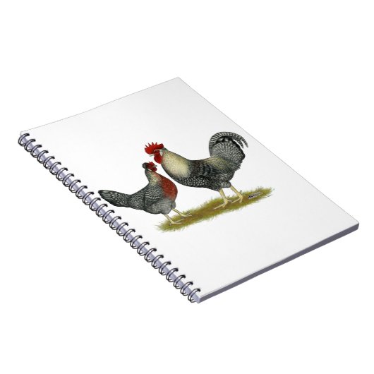 Cream Legbar-kippen Notitieboek (Rechterzijde)