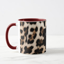Cream Leopard Animal Birthday Mok