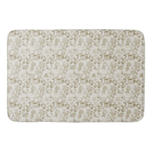 Cream Leopard Print Badmat