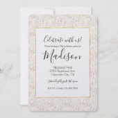 Cream Leopard Print Kaart (Voorkant)