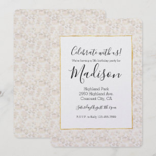 Cream Leopard Print Kaart