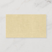 Cream Linnen Blauwe Palmbomen Trouwplaats Kaarten Plaatskaartje (Achterkant)