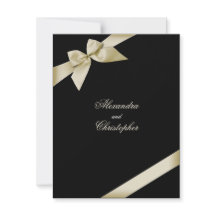 Cream Lint bruiloft aankondiging