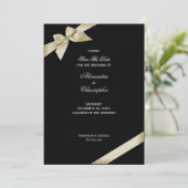 Cream lint bruiloft Save the date 2 (Staand voorkant)