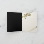 Cream Lint Dank je Blank Bedankkaart (Binnen)