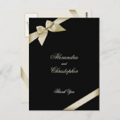 Cream Lint Dank u Briefkaart (Voorkant / Achterkant)