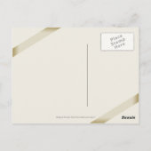 Cream Lint Dank u Briefkaart (Achterkant)