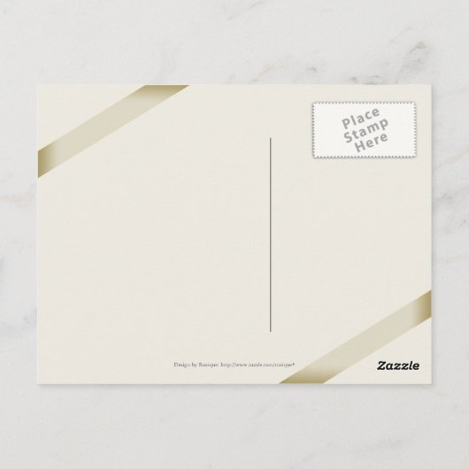 Cream Lint Dank u Briefkaart (Achterkant)