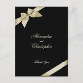 Cream Lint Dank u Briefkaart (Voorkant)