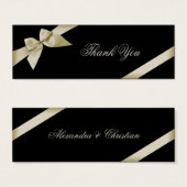 Cream Lint Dank u kaart (Voorkant /achterkant)