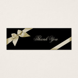 Cream Lint Dank u kaart