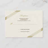 Cream Lint RSVP Minicard Informatiekaartje (Achterkant)