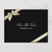 Cream Lint Save the Date Aankondiging (Voorkant)