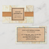 Cream Marble Bathroom Flooring Tiles Installer Visitekaartje (Voorkant / Achterkant)