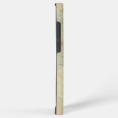 Cream Marble Monogram Samsung Galaxy Hoesje (Rechterkant)