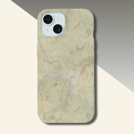 Cream Marble Pattern iPhone 14 Hoesje