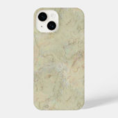 Cream Marble Pattern iPhone Hoesje (Achterkant)