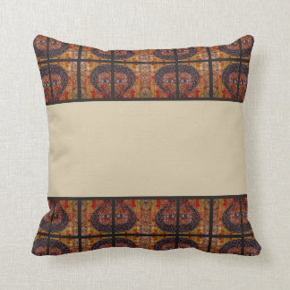Cream met Warm Accent Ethiopian Traditional Kussen