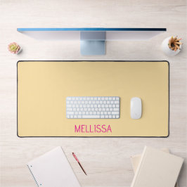 Cream minimalist custom name  bureaumat