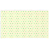 Cream Mint Green Polka Dots Tafelkleed (Voorkant (Horizontaal))