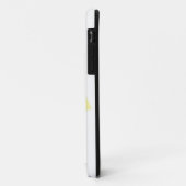 Cream Modern Houndstooth met mode Silhouette Case-Mate iPhone Case (Achterkant/links)