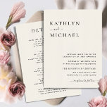 Cream Moderne Typografie in één simpele band Kaart<br><div class="desc">Cream alles in één moderne Typografie op de grijze Eenvoudige Minimalistische Kaart van de Uitnodiging van het Weddenschap. Viel je speciale dag om met deze elegante en mooie huwelijksuitnodigingskaart om je speciale gelegenheid te verfraaien. Alle teksten zijn vooraf geregeld zodat u zich gemakkelijk en snel kunt personaliseren met uw eigen...</div>