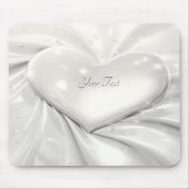 Cream Mousepad Muismat (Voorkant)