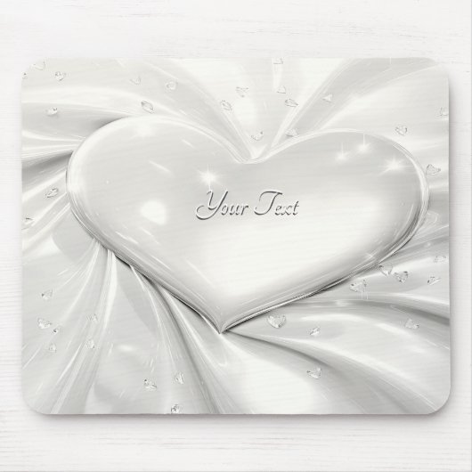 Cream Mousepad Muismat (Voorkant)