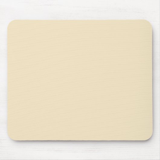 Cream Mousepad Muismat (Voorkant)
