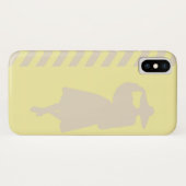 Cream Neutral Chevrons Mode Case-Mate iPhone Case (Achterkant (horizontaal))