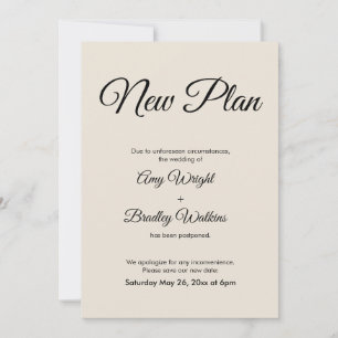 Cream New Plan uitgesteld huwelijksaankondiging Kaart