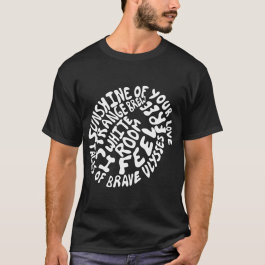 Cream - Numers T-shirt (Voorkant)